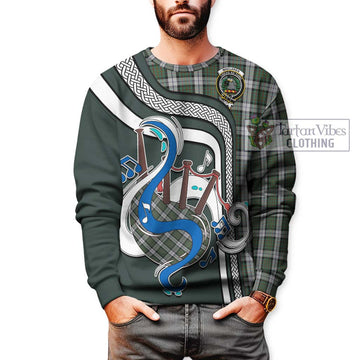 MacLaren Dress Tartan Sweatshirt with Epic Bagpipe Style