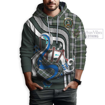 MacLaren Dress Tartan Hoodie with Epic Bagpipe Style