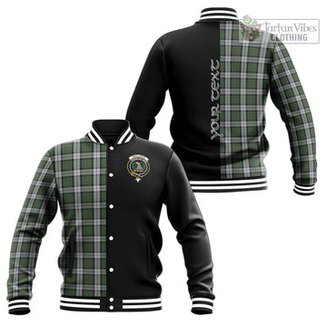 MacLaren Dress Tartan Baseball Jacket with Family Crest and Half Of Me Style