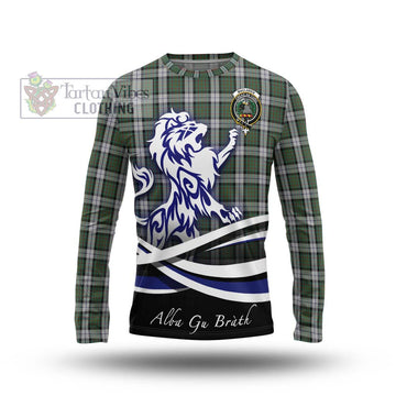 MacLaren Dress Tartan Long Sleeve T-Shirt with Alba Gu Brath Regal Lion Emblem