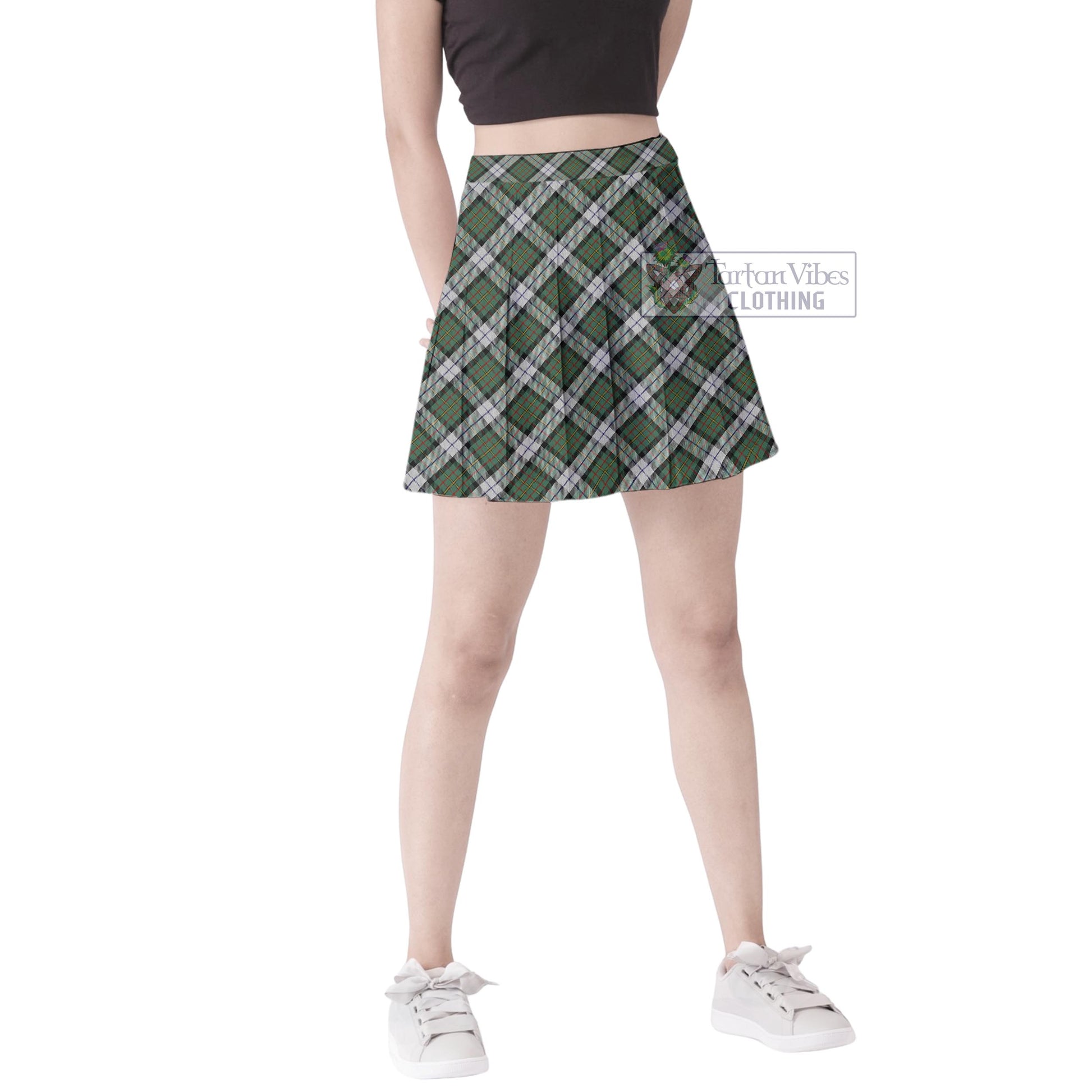 Tartan Vibes Clothing MacLaren Dress Tartan Women's Plated Mini Skirt