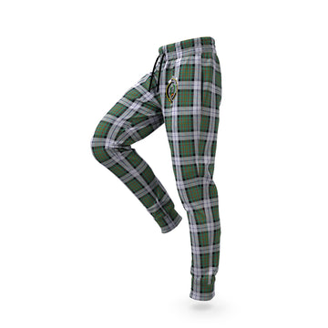 MacLaren Dress Tartan Joggers Pants with Family Crest