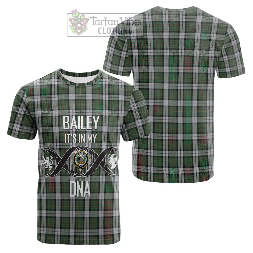 Tartan Vibes Clothing MacLaren Dress Tartan Cotton T-shirt with Family Crest DNA In Me Style