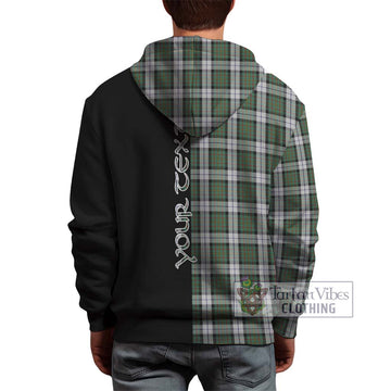 MacLaren Dress Tartan Hoodie with Family Crest and Half Of Me Style