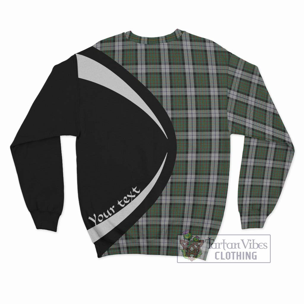 MacLaren Dress Tartan Sweatshirt with Family Crest Circle Style - Tartan Vibes Clothing