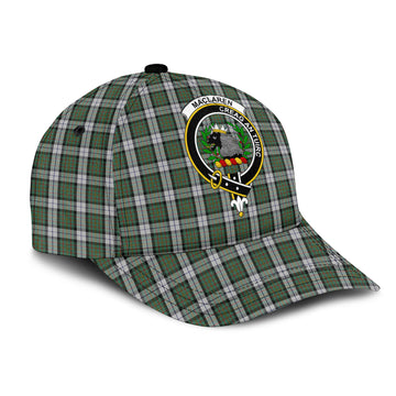 MacLaren Dress Tartan Classic Cap with Family Crest