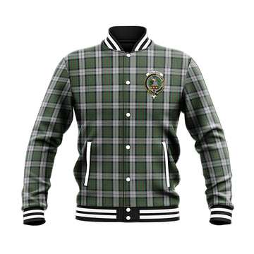 MacLaren Dress Tartan Baseball Jacket with Family Crest