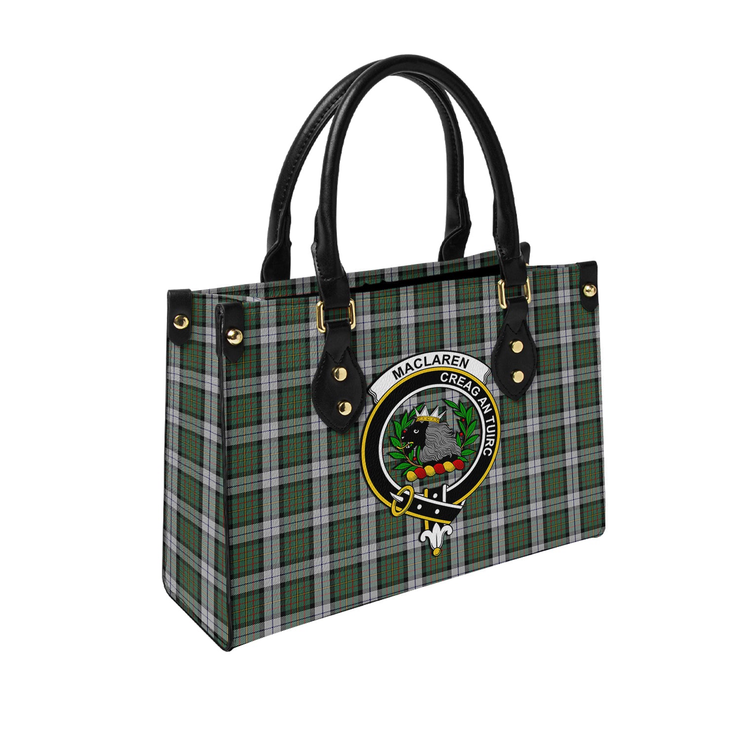 maclaren-dress-tartan-leather-bag-with-family-crest