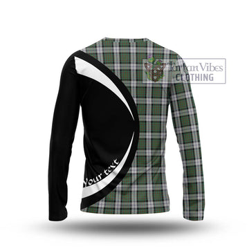 MacLaren Dress Tartan Long Sleeve T-Shirt with Family Crest Circle Style