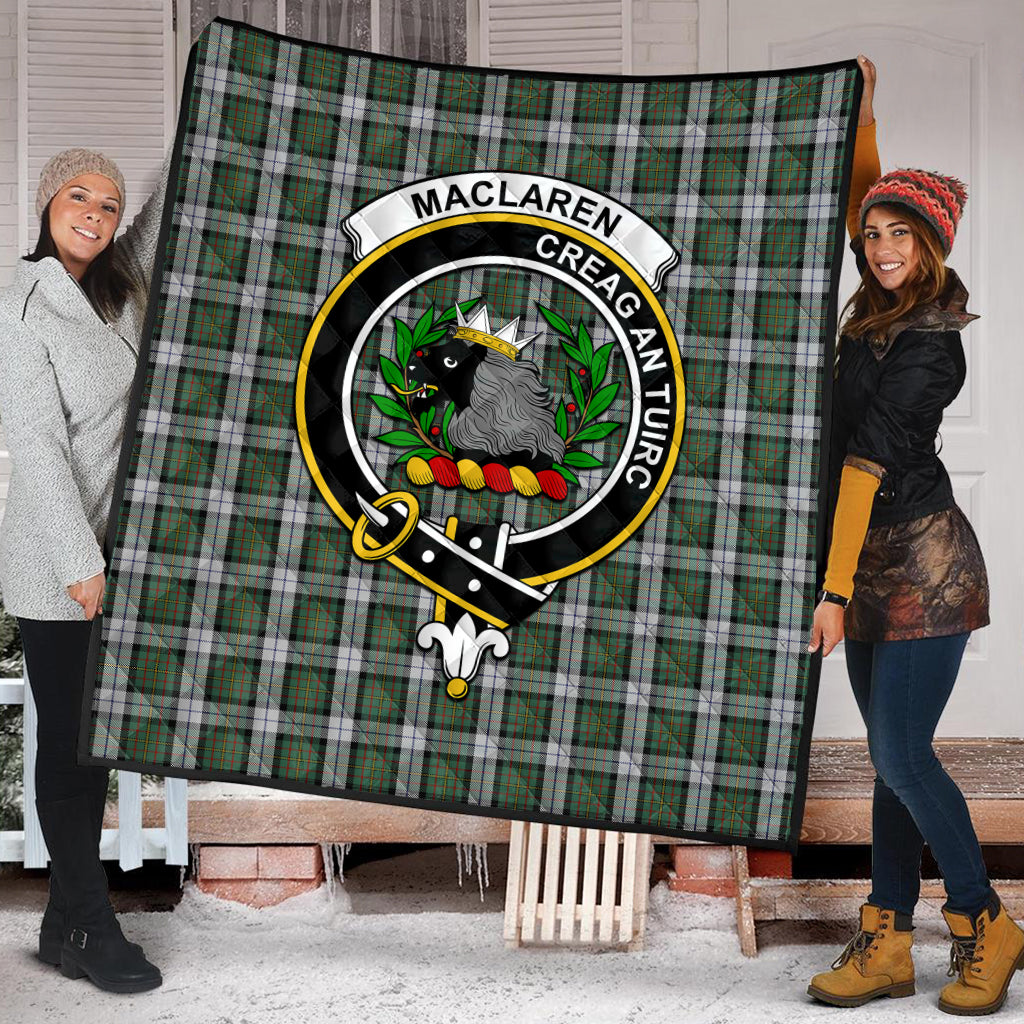 maclaren-dress-tartan-quilt-with-family-crest