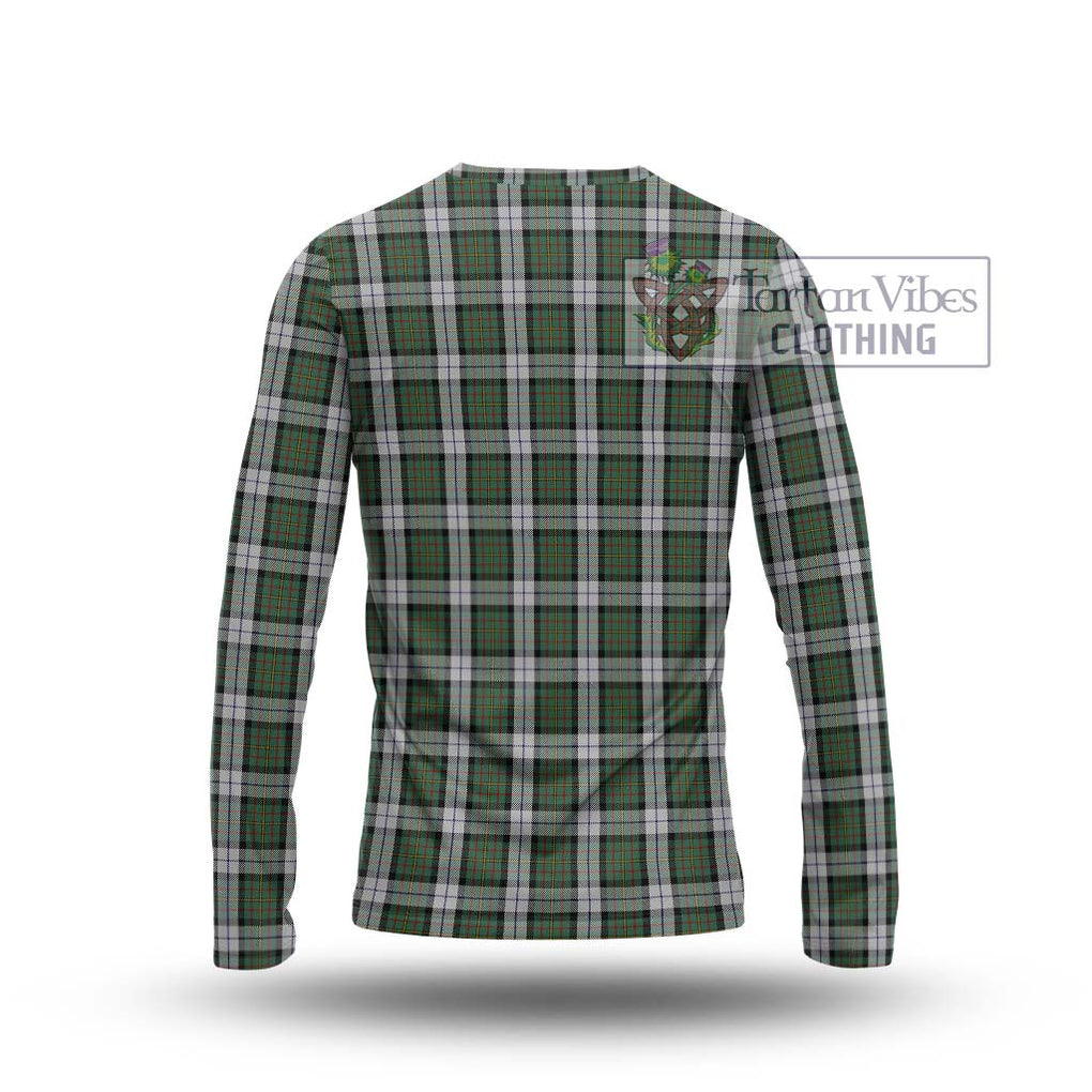 MacLaren Dress Tartan Long Sleeve T-Shirt with Family Crest DNA In Me Style - Tartanvibesclothing Shop