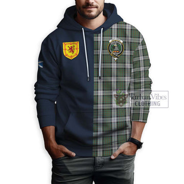 MacLaren Dress Tartan Hoodie Alba with Scottish Lion Royal Arm Half Style