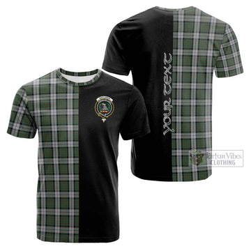 MacLaren Dress Tartan Cotton T-shirt with Family Crest and Half Of Me Style