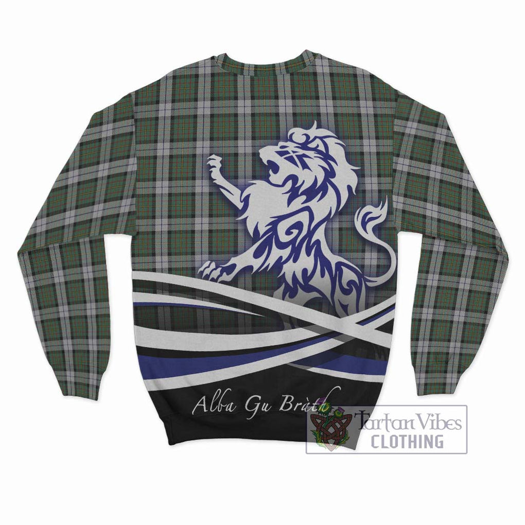 MacLaren Dress Tartan Sweatshirt with Alba Gu Brath Regal Lion Emblem - Tartanvibesclothing Shop