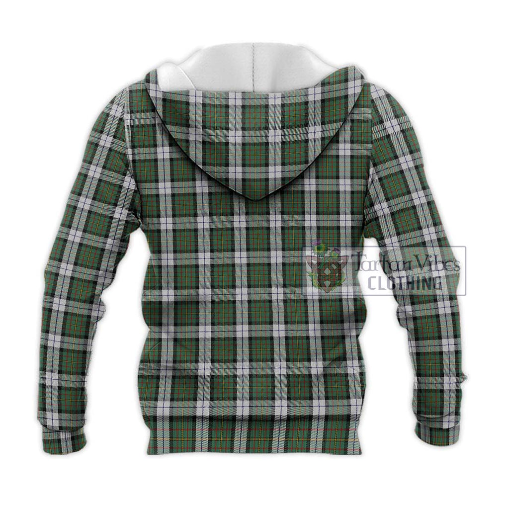 MacLaren Dress Tartan Knitted Hoodie with Family Crest DNA In Me Style - Tartanvibesclothing Shop