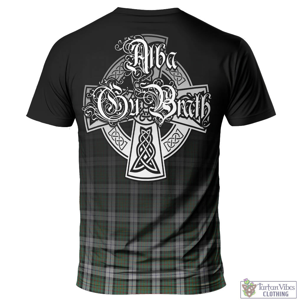 Tartan Vibes Clothing MacLaren Dress Tartan T-Shirt Featuring Alba Gu Brath Family Crest Celtic Inspired