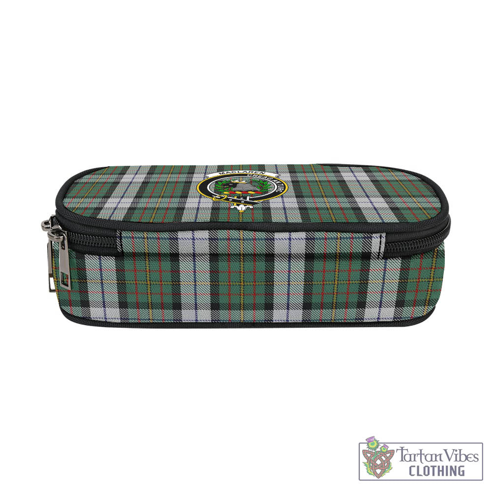 Tartan Vibes Clothing MacLaren Dress Tartan Pen and Pencil Case with Family Crest