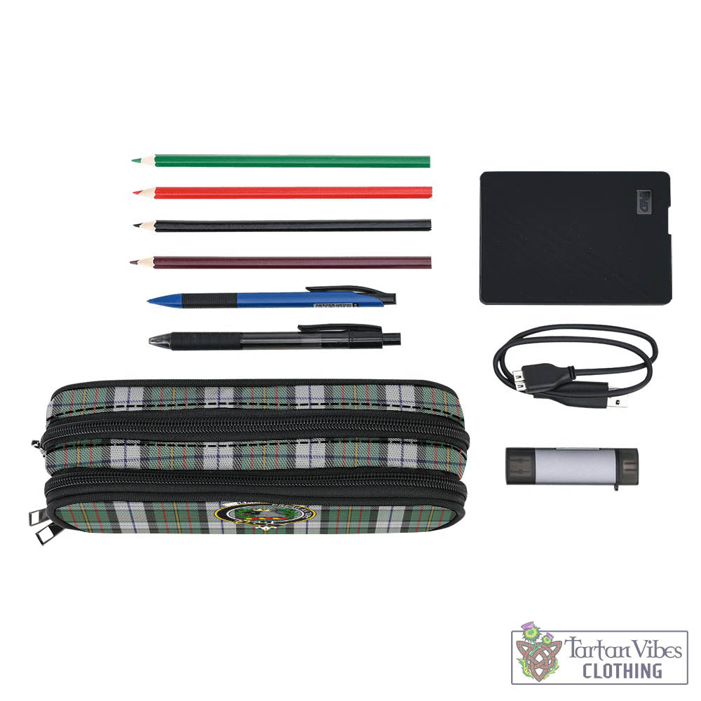 Tartan Vibes Clothing MacLaren Dress Tartan Pen and Pencil Case with Family Crest