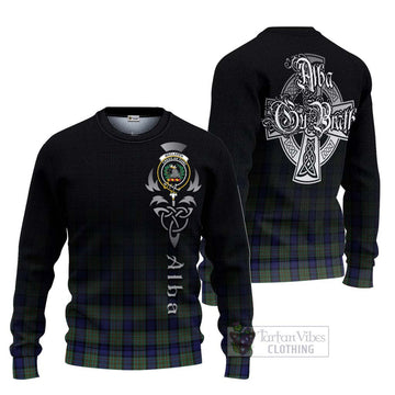 MacLaren (McLaren) Tartan Ugly Sweater Featuring Alba Gu Brath Family Crest Celtic Inspired