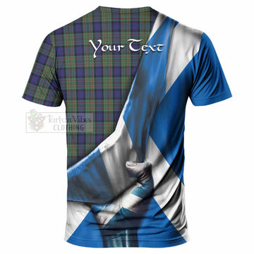 MacLaren (McLaren) Tartan T-Shirt with Family Crest Scotland Patriotic Style