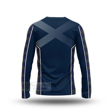 MacLaren (McLaren) Tartan Long Sleeve T-Shirt with Family Crest and Scottish Thistle Vibes Sport Style