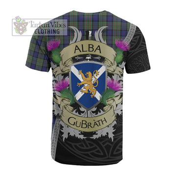 MacLaren (McLaren) Tartan Family Crest Cotton T-shirt Lion Rampant Royal Thistle Shield Celtic Inspired - Tartan Vibes Clothing