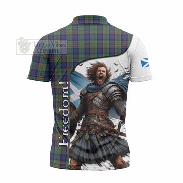 MacLaren (McLaren) Crest Tartan Zipper Polo Shirt Inspired by the Freedom of Scottish Warrior