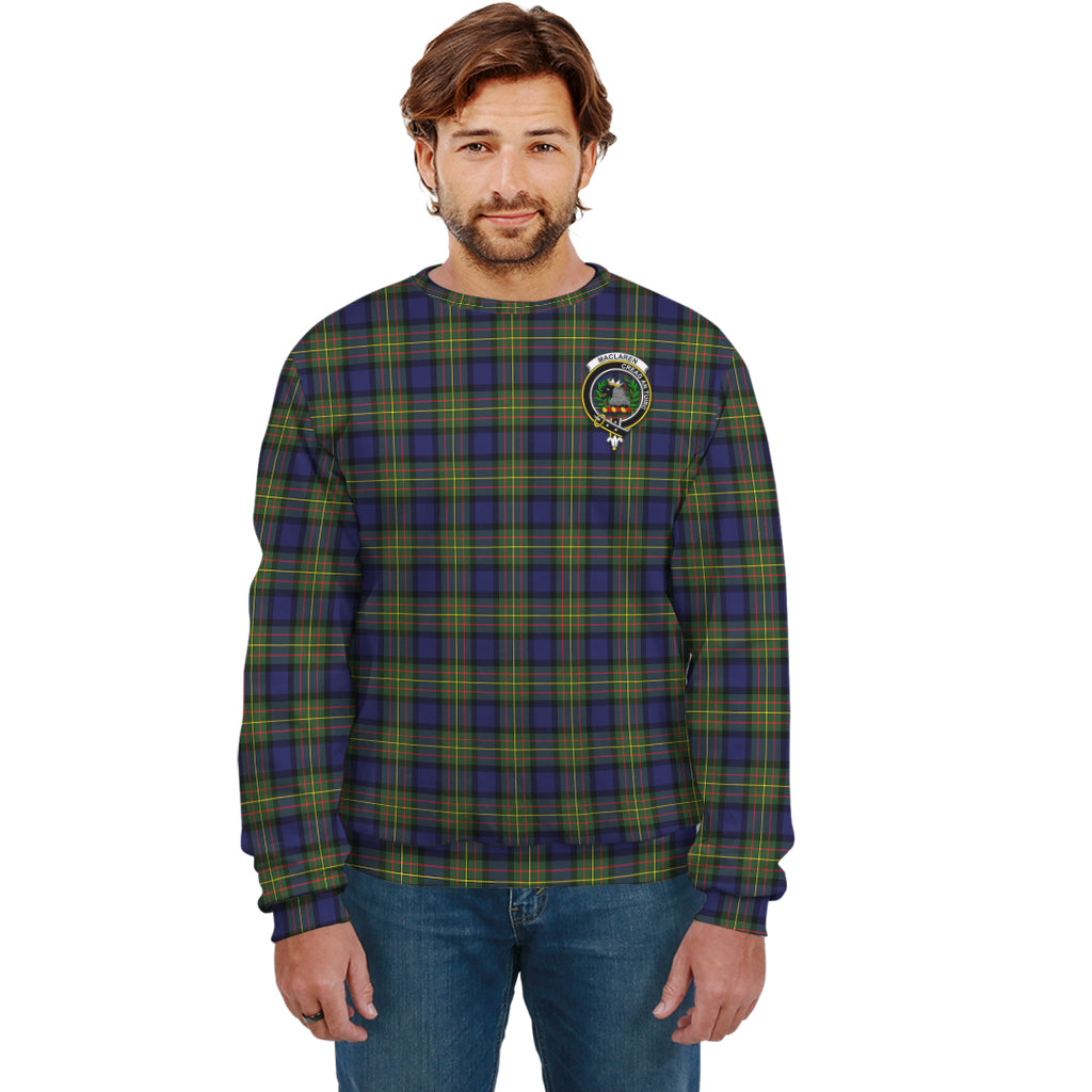 MacLaren Modern Tartan Sweatshirt with Family Crest Unisex - Tartan Vibes Clothing