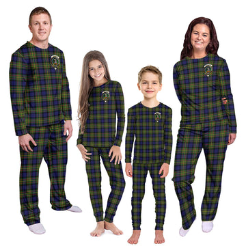 MacLaren Modern Tartan Pajamas Family Set with Family Crest