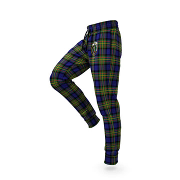 MacLaren Modern Tartan Joggers Pants with Family Crest