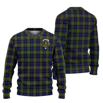 MacLaren Modern Tartan Ugly Sweater with Family Crest