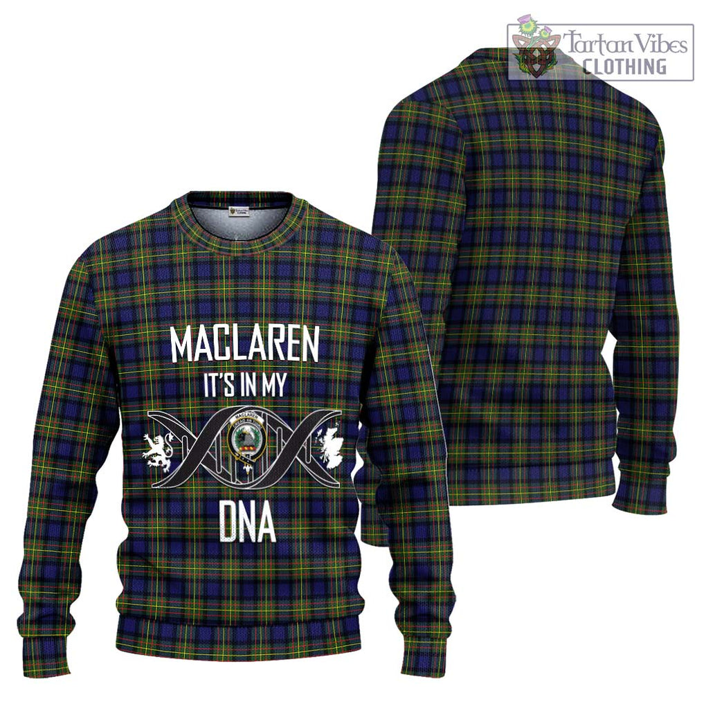 MacLaren Modern Tartan Knitted Sweater with Family Crest DNA In Me Style Unisex - Tartanvibesclothing Shop