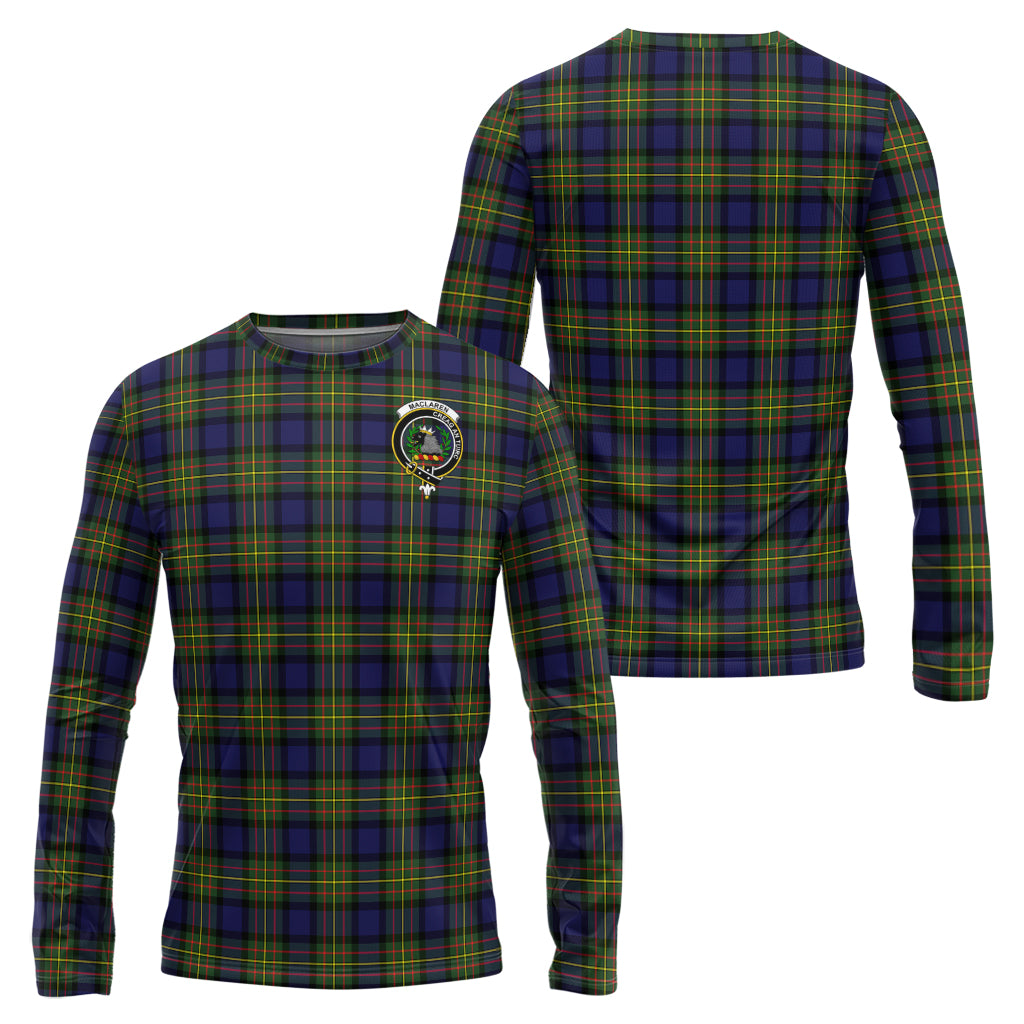 maclaren-modern-tartan-long-sleeve-t-shirt-with-family-crest