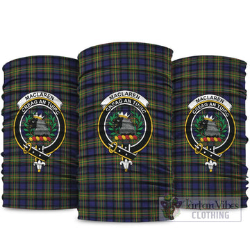 MacLaren Modern Tartan Neck Gaiters, Tartan Bandanas, Tartan Head Band with Family Crest