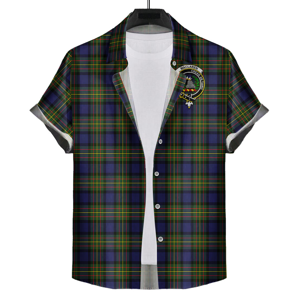 maclaren-modern-tartan-short-sleeve-button-down-shirt-with-family-crest