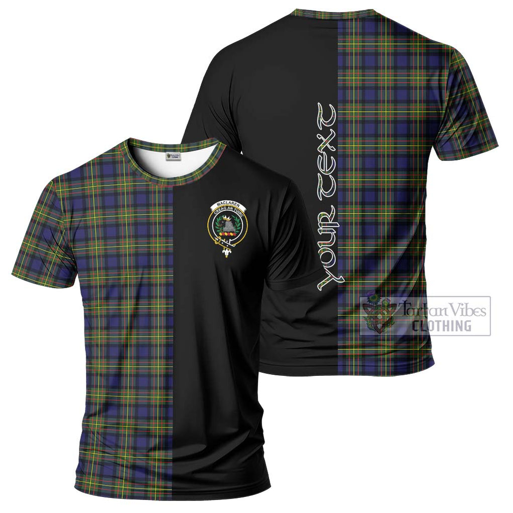 MacLaren Modern Tartan T-Shirt with Family Crest and Half Of Me Style Kid's Shirt - Tartanvibesclothing Shop