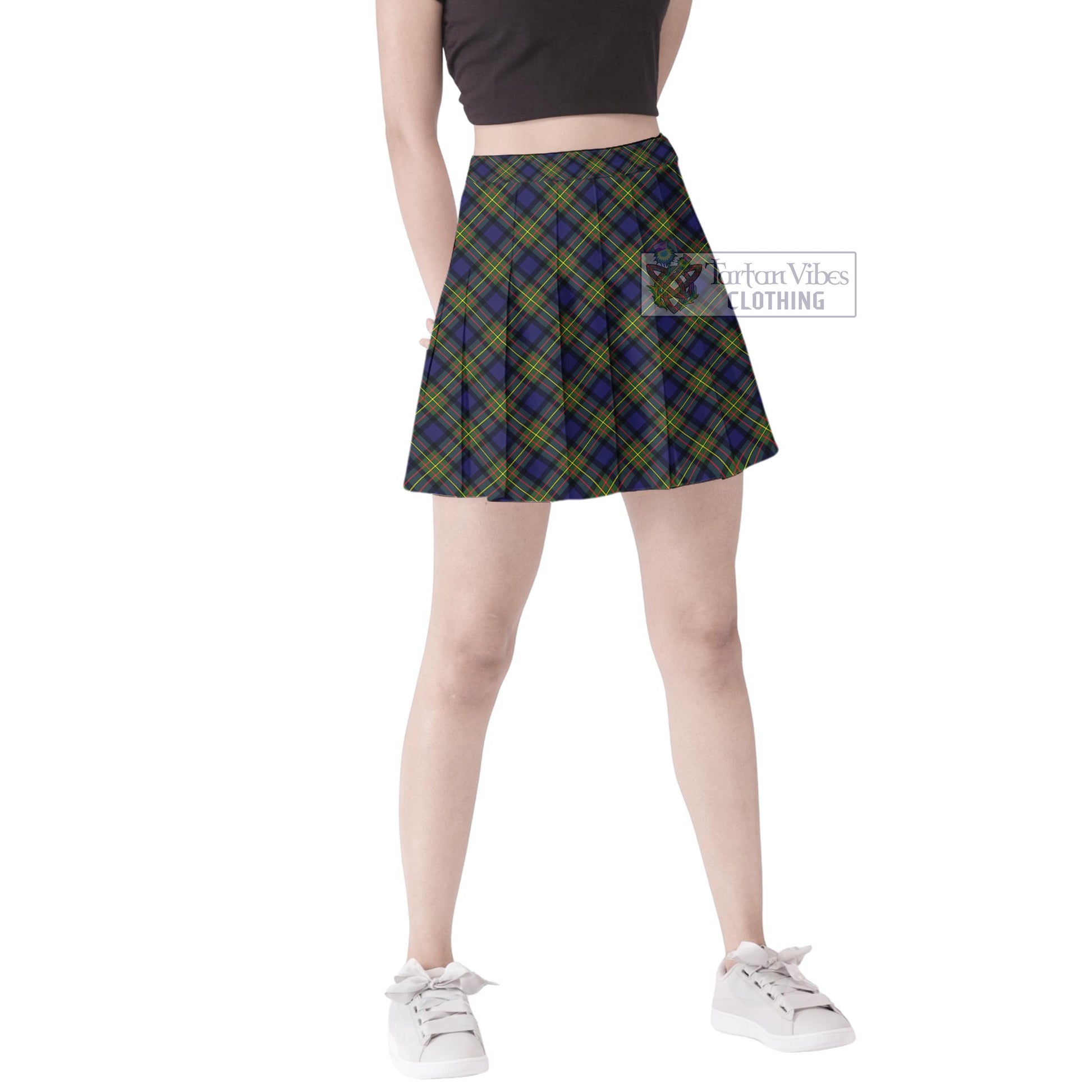 Tartan Vibes Clothing MacLaren Modern Tartan Women's Plated Mini Skirt