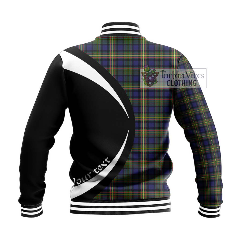 MacLaren Modern Tartan Baseball Jacket with Family Crest Circle Style - Tartan Vibes Clothing