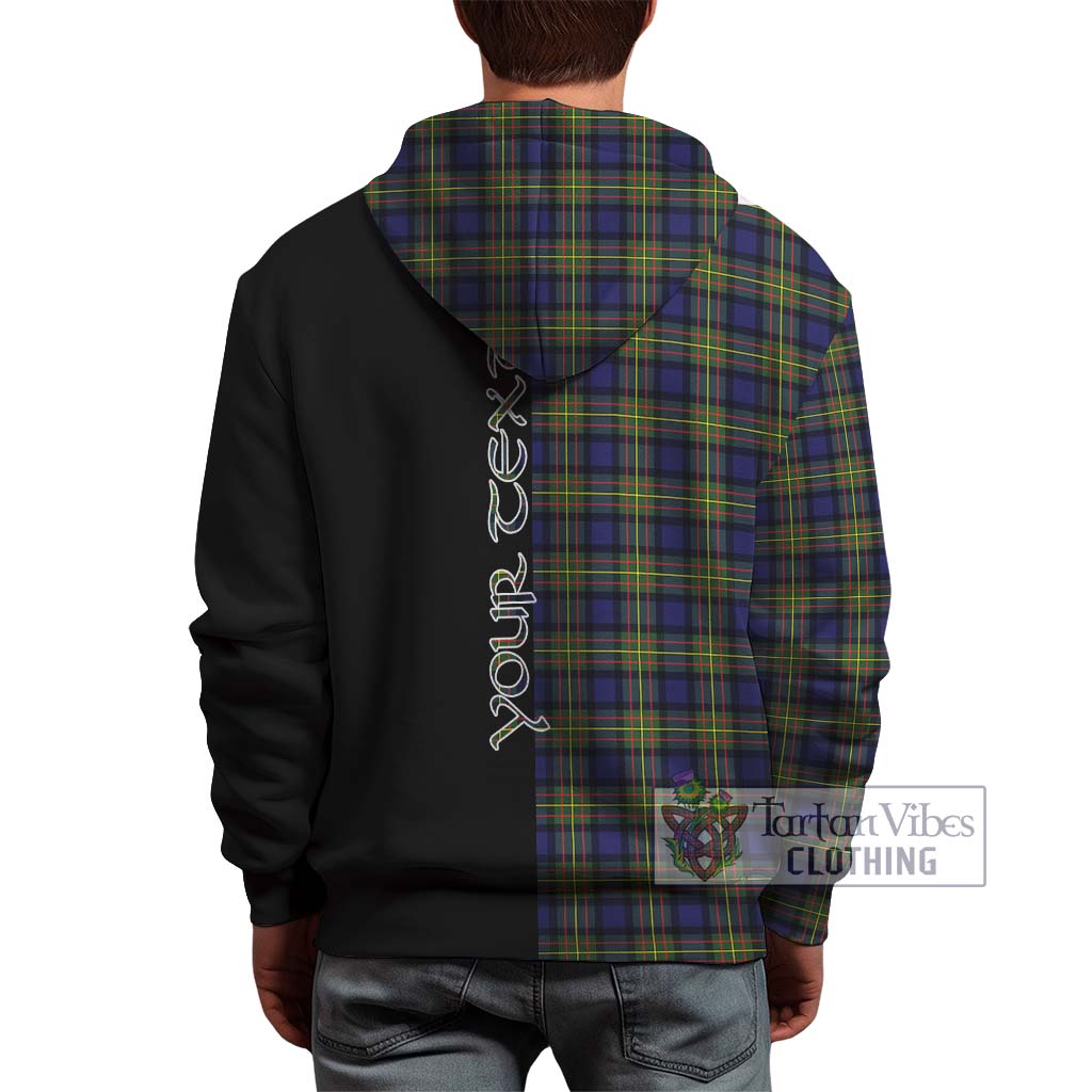 Tartan Vibes Clothing MacLaren Modern Tartan Hoodie with Family Crest and Half Of Me Style