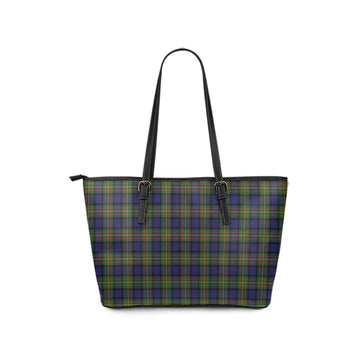 MacLaren Modern Tartan Leather Tote Bag