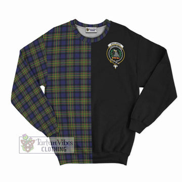 MacLaren Modern Tartan Sweatshirt with Family Crest and Half Of Me Style