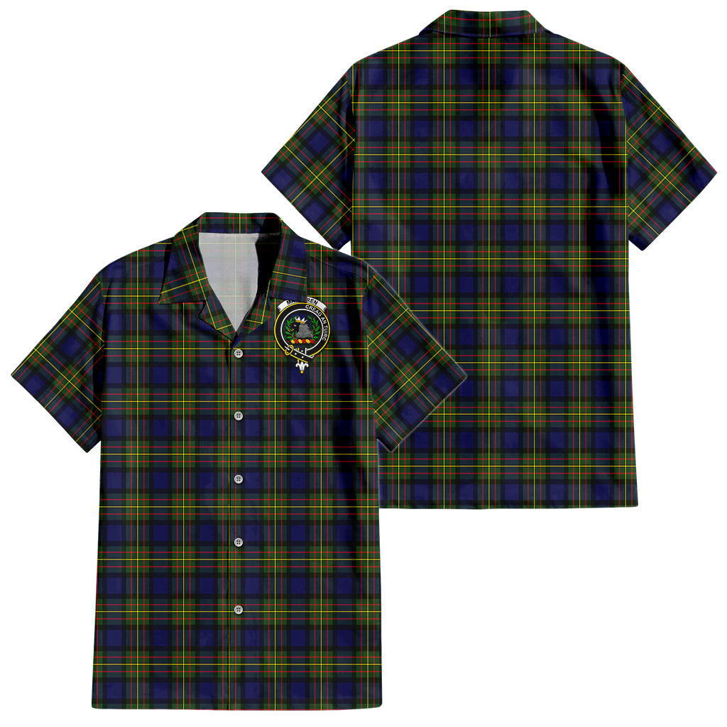 maclaren-modern-tartan-short-sleeve-button-down-shirt-with-family-crest