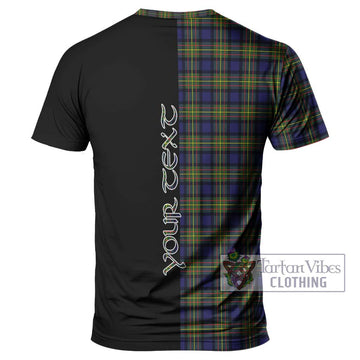 MacLaren Modern Tartan T-Shirt with Family Crest and Half Of Me Style