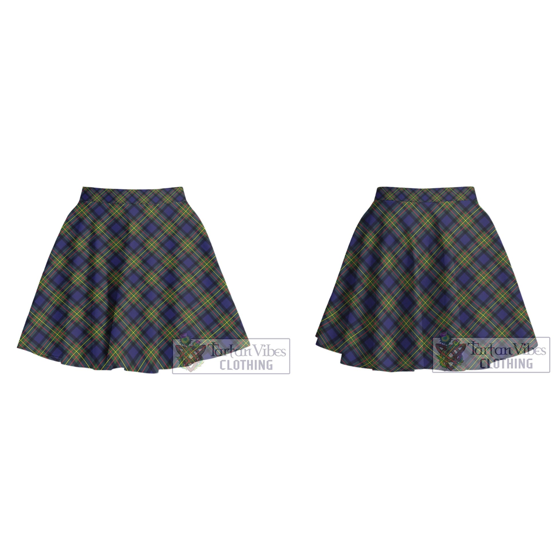 Tartan Vibes Clothing MacLaren Modern Tartan Women's Plated Mini Skirt