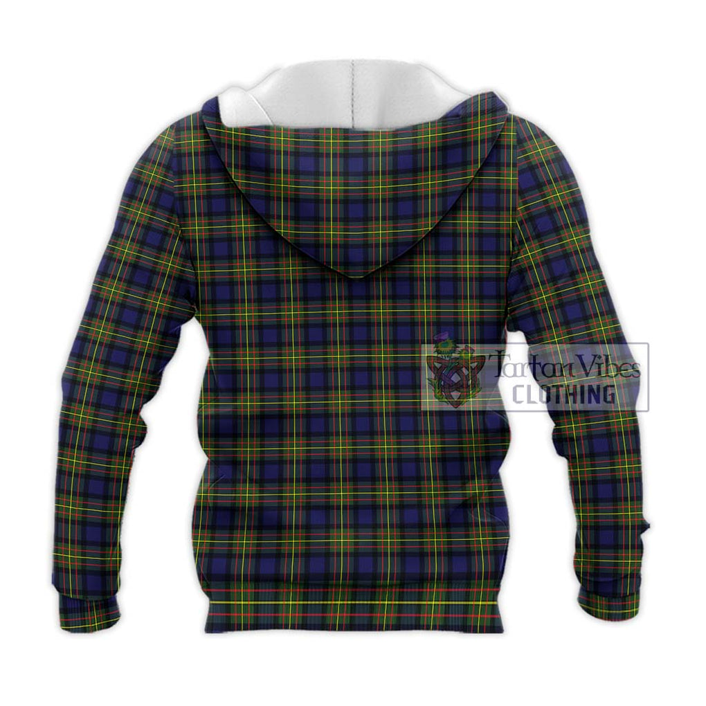 MacLaren Modern Tartan Knitted Hoodie with Family Crest DNA In Me Style - Tartanvibesclothing Shop