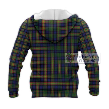 MacLaren Modern Tartan Knitted Hoodie with Family Crest DNA In Me Style