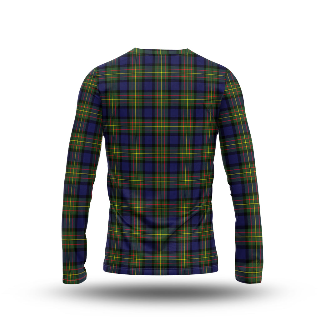 maclaren-modern-tartan-long-sleeve-t-shirt-with-family-crest