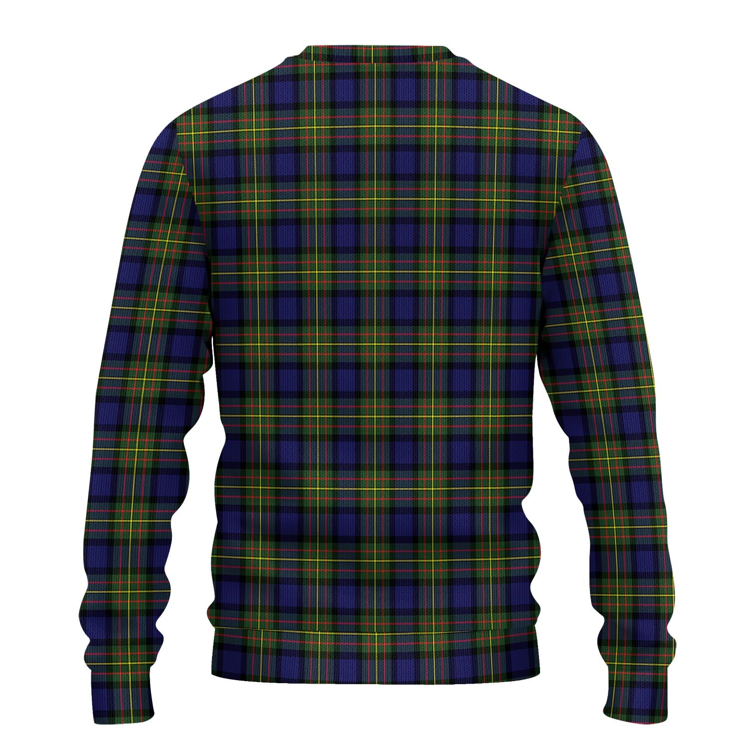 MacLaren Modern Tartan Knitted Sweater with Family Crest - Tartanvibesclothing