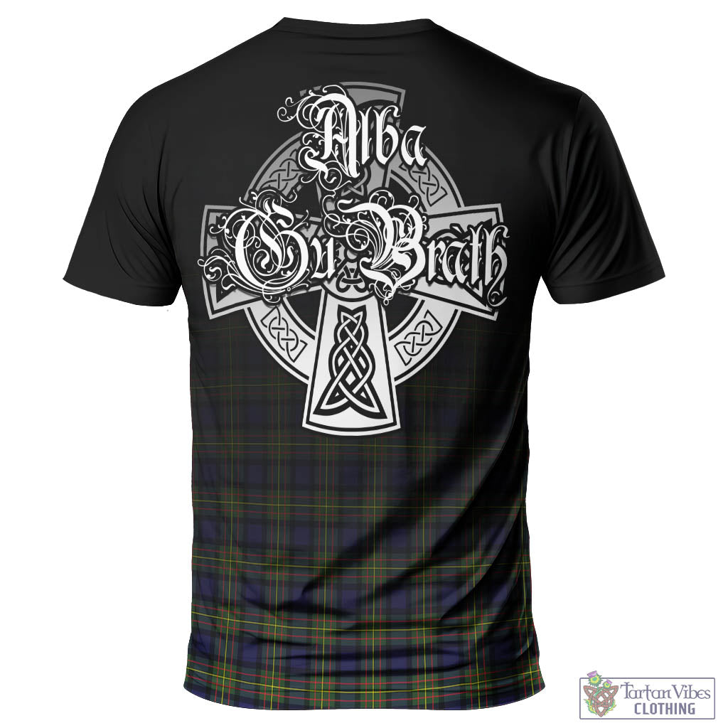 Tartan Vibes Clothing MacLaren Modern Tartan T-Shirt Featuring Alba Gu Brath Family Crest Celtic Inspired