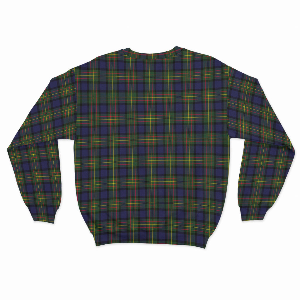 MacLaren Modern Tartan Sweatshirt with Family Crest - Tartan Vibes Clothing